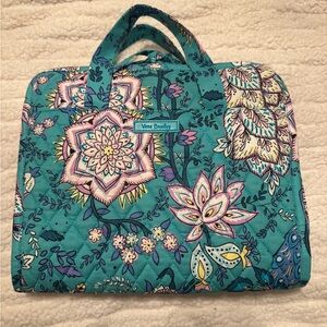 Vera Bradley peacock garden Floral travel Bag